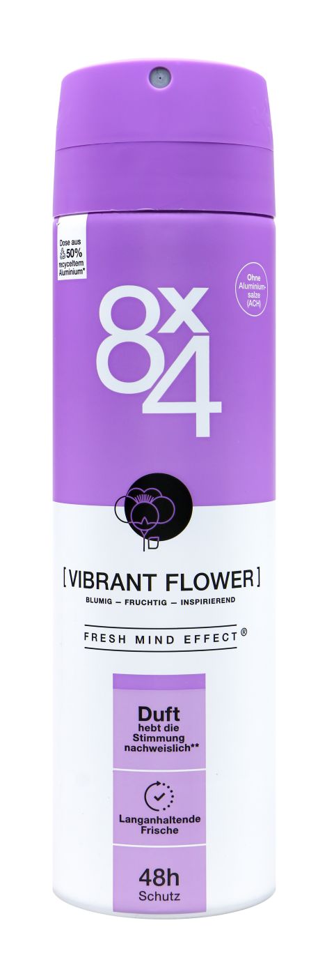   8x4 Deo Spray No.4 Vibrant Flower bester-kauf.ch