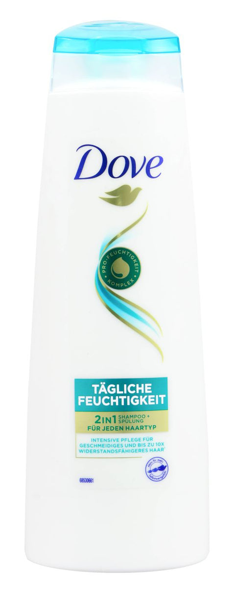   Dove Shampoo Tägliche Feuchtigkeit 2in1 Shampoo & Spülung bester-kauf.ch