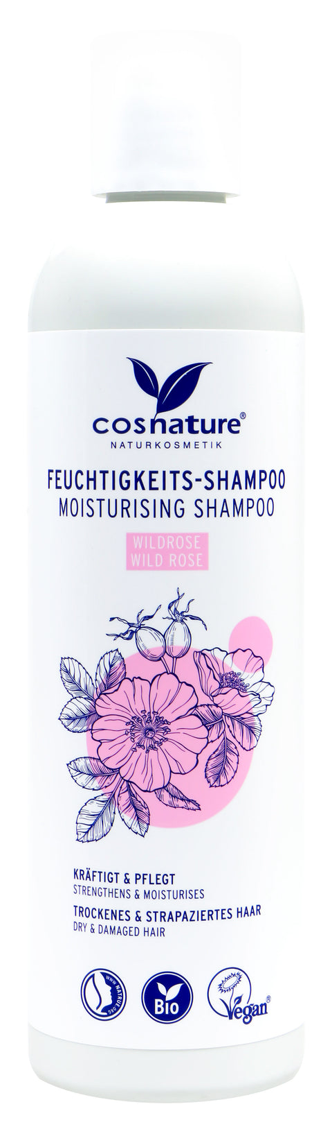   Cosnature Feuchtigkeits-Shampoo Wildrose bester-kauf.ch