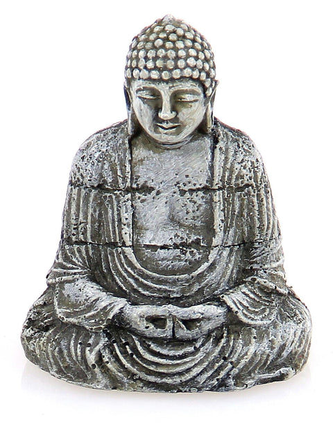   Buddha, klein 6x4.5x7.2cm, silbern bester-kauf.ch