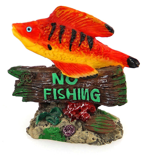   Mini-Dekor Fish No Fishing, 5x2.6x5.5cm bester-kauf.ch