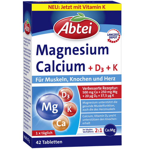 Abbey Magnesium Calcium + D3