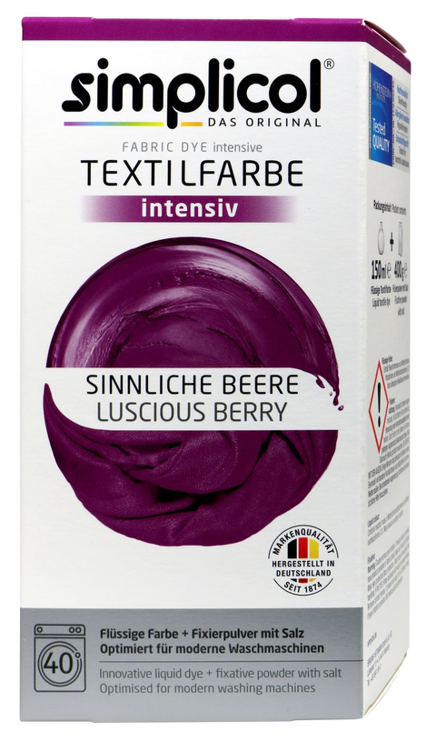  Simplicol Intensiv Textilfarbe Sinnliche Beere bester-kauf.ch