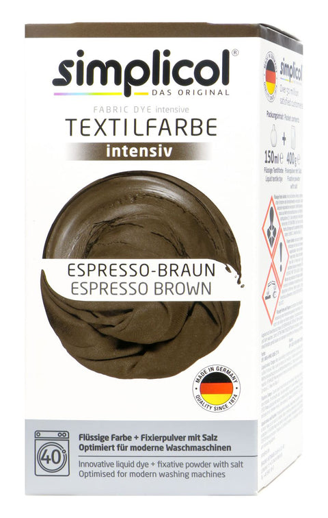   Simplicol Intensiv Textilfarbe Espresso-Braun bester-kauf.ch