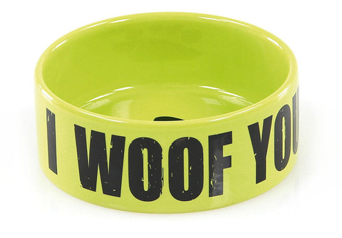   Keramiknapf I WOOF YOU, M: 500ml bester-kauf.ch