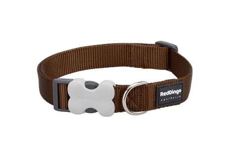   Hundehalsband Plain Braun XS bester-kauf.ch