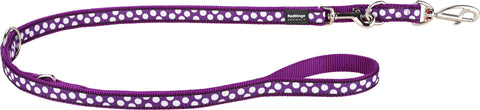   Führleine Design White Spots on Purple, XS, 12mm 200cm bester-kauf.ch