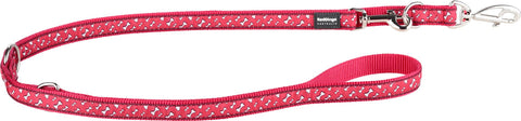   Führleine Design Flying Bones Red, M, 20mm 200cm bester-kauf.ch