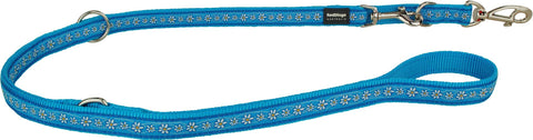   Führleine Design Daisy Chain Turquoise, L, 25mm 200cm bester-kauf.ch