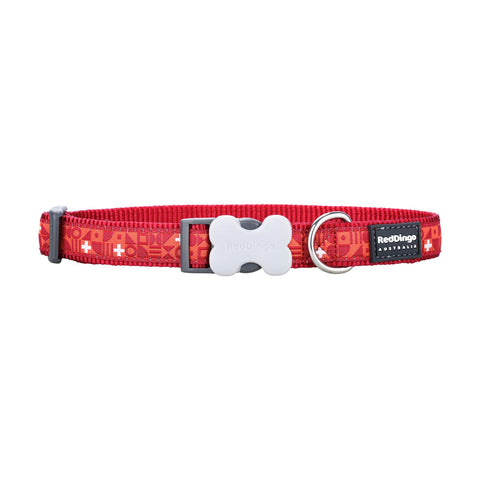   Hundehalsband Swiss Cross, rot, S bester-kauf.ch