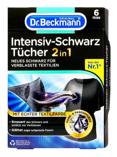   Dr. Beckmann Intensiv-Schwarz Tücher 2in1 bester-kauf.ch