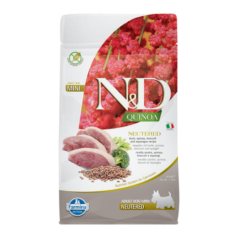   Dog Ster Adult Mini Quinoa Neutered Ente, Quinoa, Broccoli & Spargel, 800g bester-kauf.ch