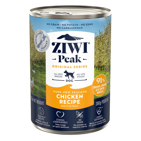   Peak Canned Dog Food chicken 390g bester-kauf.ch