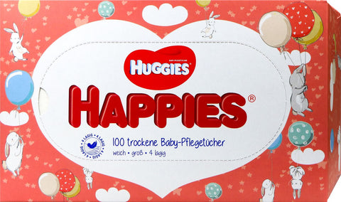   Huggies Happies Baby-Pflegetücher 4-lagig bester-kauf.ch