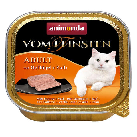   Vom Feinsten ADULT Geflügel+Kalb 100g bester-kauf.ch