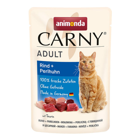   Carny Adult Rind + Perlhuhn 85g bester-kauf.ch