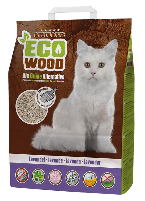   Pellets Crystal Rocks Eco Wood, Lavendel 6l, 2.5kg bester-kauf.ch