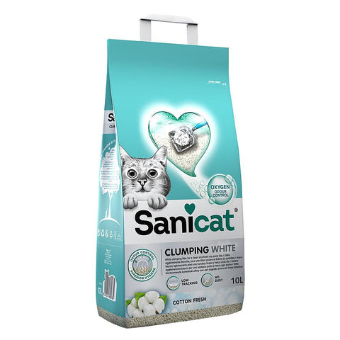   Katzenstreu Clumping White Cotton fresh 10L bester-kauf.ch