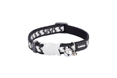   Katzenhalsband Reflective Ziggy Schwarz - XS bester-kauf.ch