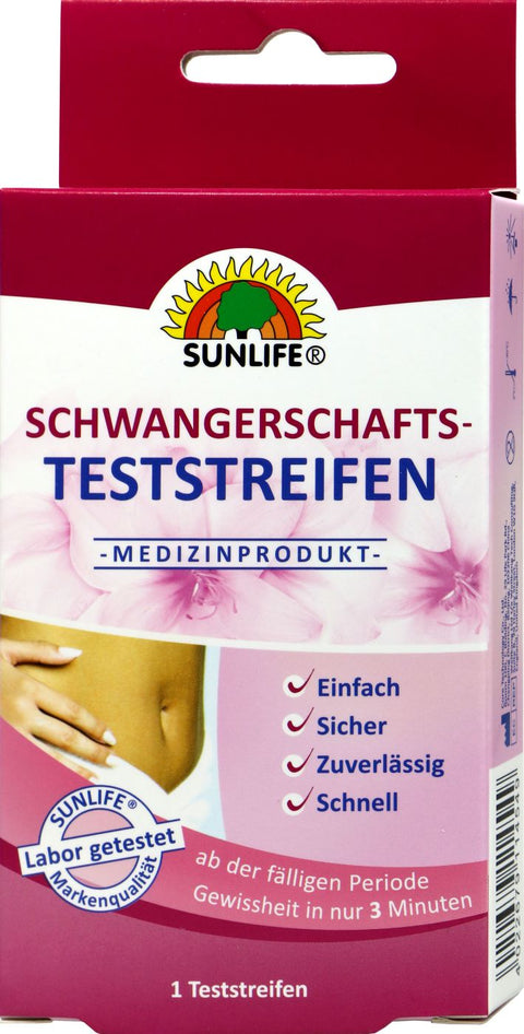   Sunlife Schwangerschafts-Teststreifen bester-kauf.ch