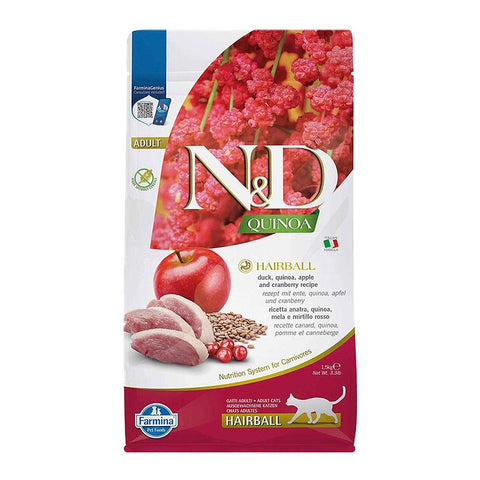   Cat Hairball Ente, Apfel & Cranberry, 1.5kg bester-kauf.ch