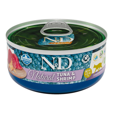   Cat N&D Natural Thunfisch & Garnele Adult Nassfutter, 70g bester-kauf.ch