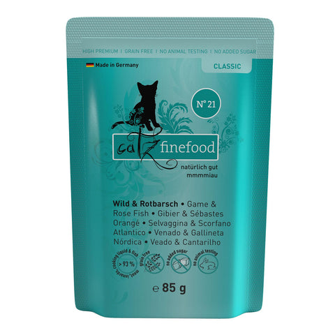   Finefood No. 21 Wild & Rotbarsch, 85g bester-kauf.ch