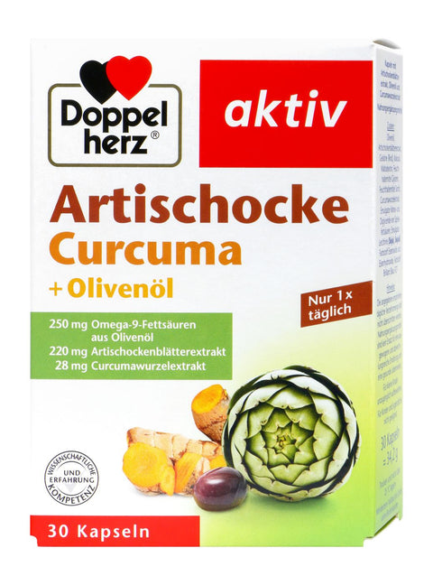   Doppelherz Artischocke Olivenöl + Curcuma bester-kauf.ch