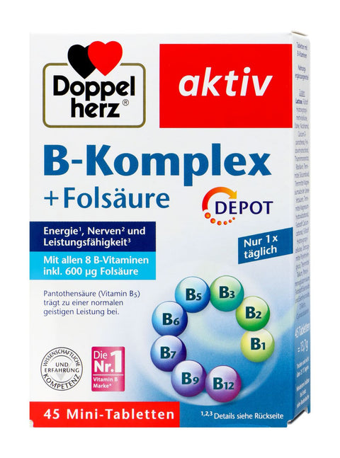   Doppelherz B-Komplex + Folsäure bester-kauf.ch