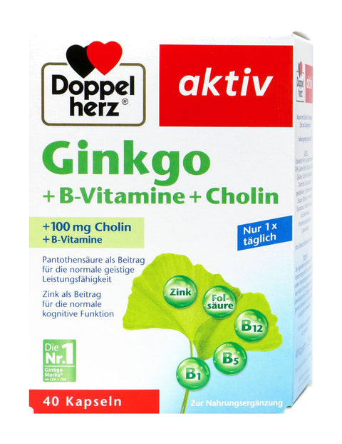   Doppelherz Ginkgo + B-Vitamine + Cholin bester-kauf.ch