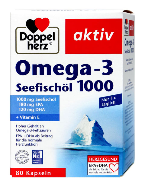   Doppelherz Omega-3 Seefischöl  1000 mg bester-kauf.ch