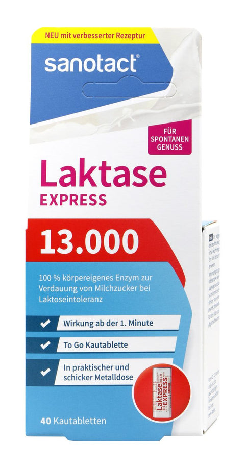   Sanotact Express Laktase 12.000 Kautabletten bester-kauf.ch