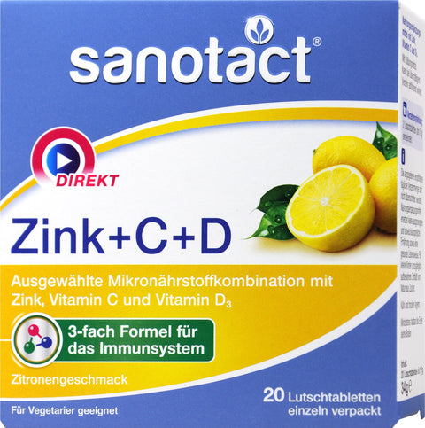   Sanotact Zink + C + D Lutschtabletten bester-kauf.ch