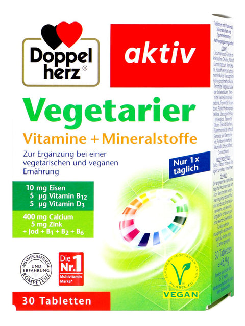   Doppelherz Vegetarier Vitamin und Mineralstoffe bester-kauf.ch