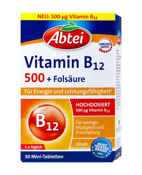   Abtei Vitamin B12 Plus Folsäure bester-kauf.ch