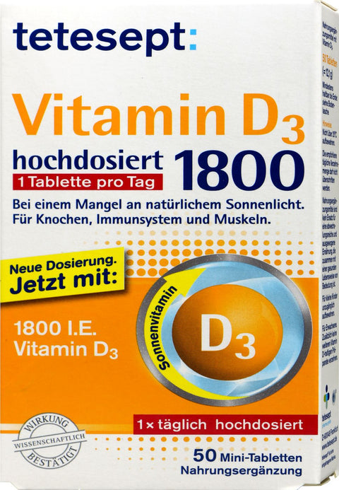   Tetesept Vitamin D3 1800 bester-kauf.ch