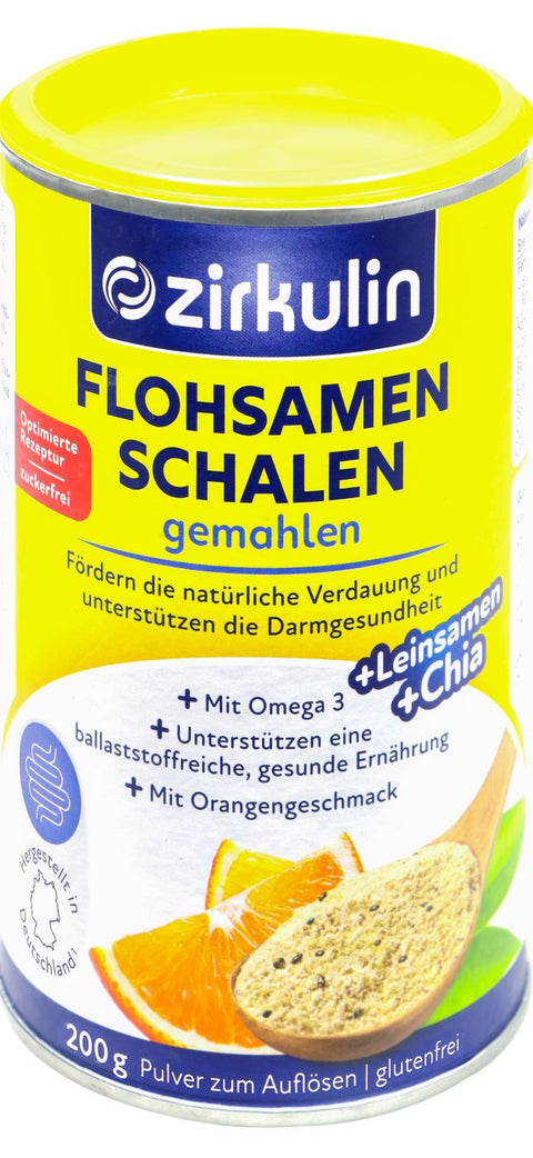   Zirkulin Flohsamen Orange gemahlen bester-kauf.ch