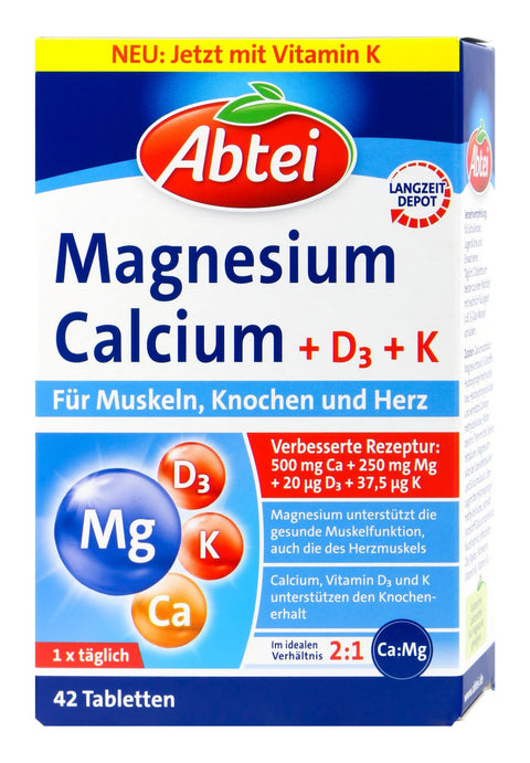   Abtei Magnesium Calcium + D3 bester-kauf.ch