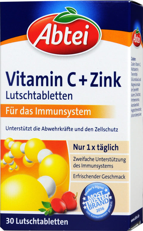   Abtei Vitamin C + Zink Lutschtabletten bester-kauf.ch