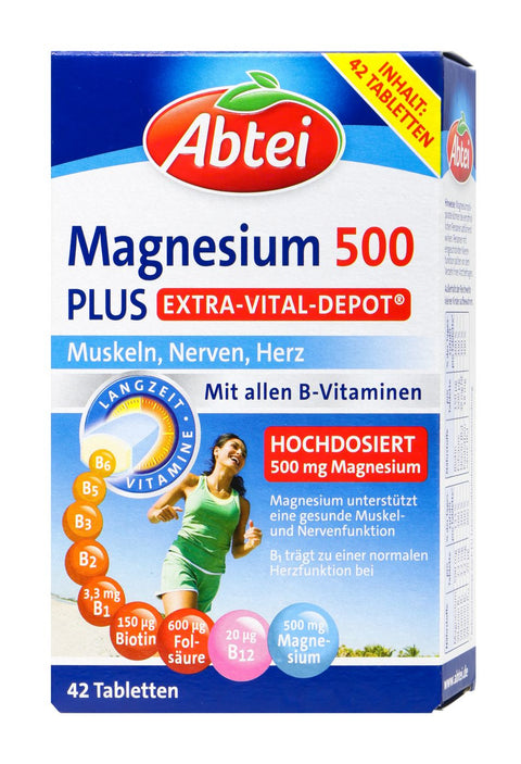   Abtei Magnesium 500 Plus Vital Depot bester-kauf.ch