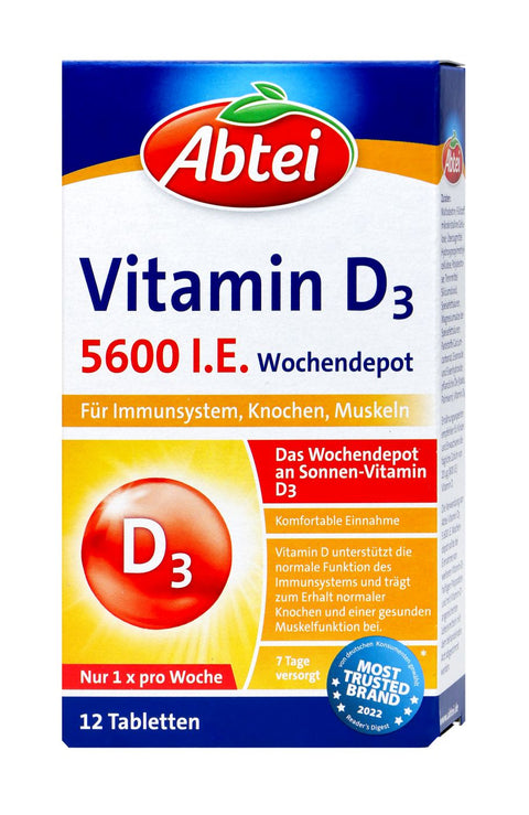   Abtei Vitamin D3 Forte Wochendepot bester-kauf.ch