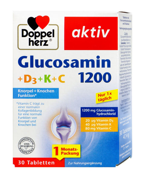   Doppelherz Glucosamin 1200 +D3+K+C bester-kauf.ch