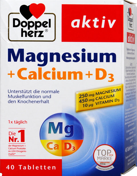   Doppelherz Magnesium + Calcium + D3 bester-kauf.ch