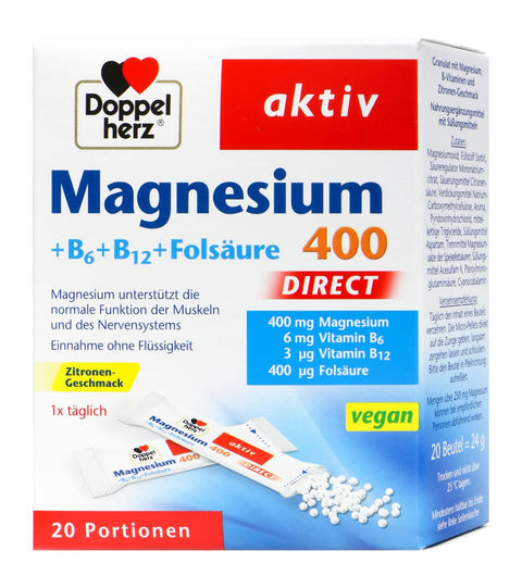   Doppelherz Magnesium + B6 + B12 Direct bester-kauf.ch