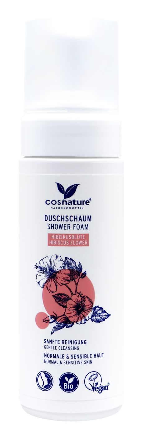   Cosnature Duschschaum Hibiskusblüte bester-kauf.ch