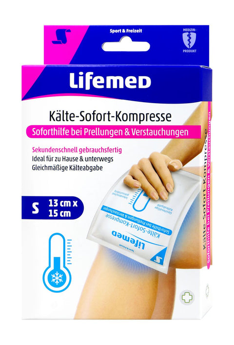   Lifemed Kälte Sofort Kompresse Gr.S, 15 cm x 13 cm bester-kauf.ch