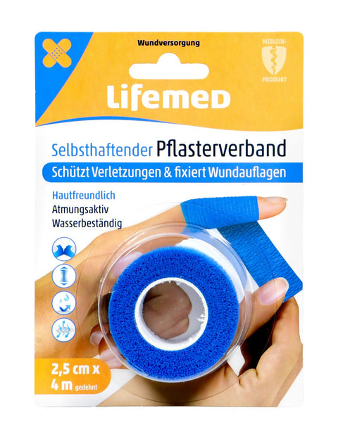   Lifemed Selbsthaftender Pflasterverband 4 m x 2,5 cm bester-kauf.ch