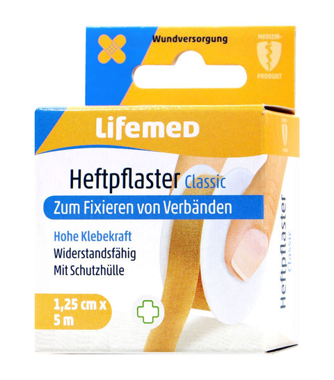   Lifemed Heftpflaster Classic 5 m x 1,25 cm bester-kauf.ch
