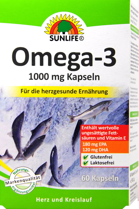   Sunlife Omega-3 Fettsäuren 1000 mg bester-kauf.ch