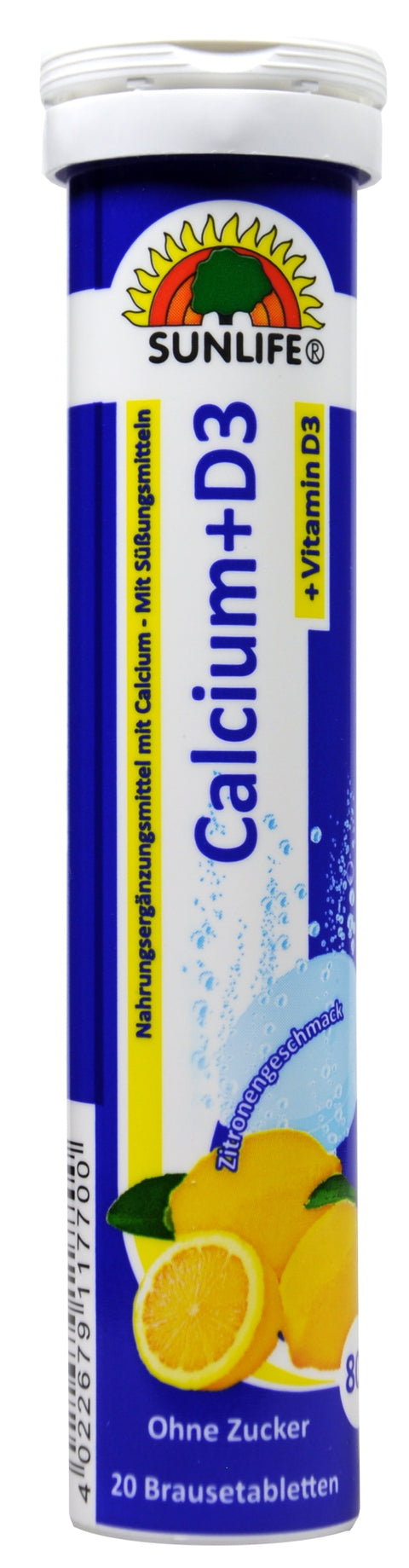   Sunlife Calcium und D3 Brausetabletten bester-kauf.ch